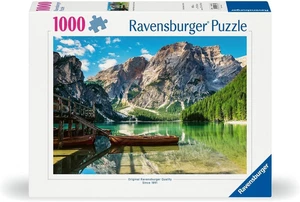 - Lago Di Prager Alto Adige - Puzzle 1000 Pezzi – Puzzle Adulti E Ragazzi Da 14  - Foto 1 di 12