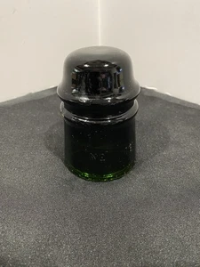 McLaughlin No. 16 dunkelwaldgrüne Glasisolatoren *lesen* - Bild 1 von 10