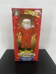 Hip Swinging Babbo Natale Polo Nord Gemma Animato Musicale Vintage 1998 Funzionante - Foto 1 di 10