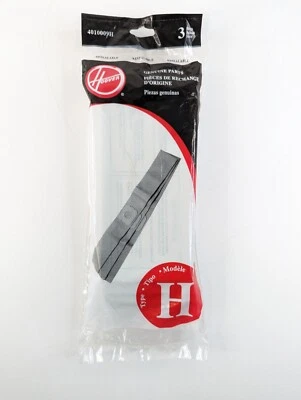 Paquete de 3 bolsas de vacío originales HOOVER tipo H modelo 4010009H - NUEVAS Foto 1 de 3