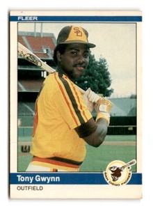 1984 Fleer Tony Gwynn  #301   San Diego Padres Baseball Card