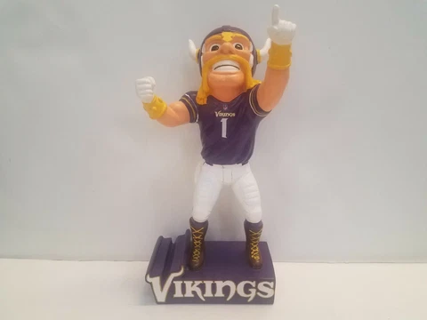 VIKTOR MINNESOTA VIKINGS Mascot Statue 12" Figurine Limited Statue New Cover