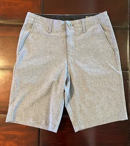 Volcom surf & turf 4 way stretch gray chino flat front shorts 28 - Picture 1 of 5