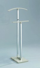 Indossatore Servomuto Cromato Grigio Tortora Appendiabiti Porta Abiti Design