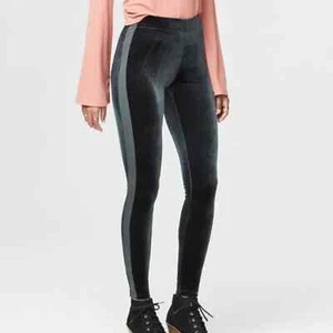 NEW! Aeropostale Velvet Side Stripe Leggings M - Picture 1 of 9