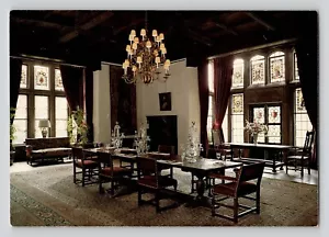 Vintage Postkarte Coe Hall Pflanzfelder Austernbucht New York Esszimmer - Bild 1 von 2