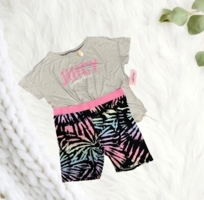 JUEGO DE PIJAMA JUICY COUTURE 2 PIEZAS NUEVO CON ETIQUETAS, TALLA GRANDE Foto 1 de 4