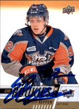 Ethan Keppen Signed 17/18 Upper Deck CHL Star Rookie card #318 Vancouver Canucks