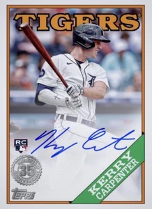 2023 Topps Series 5 1988 RC Auto Rookie Signature KERRY CARPENTER Digital - Picture 1 of 1