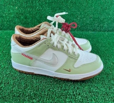 Nike Dunk Low 'Year of The Snake' Sail White Shoe HV6001-101 GS Sz 6Y / WMNS 7.5 - Image 1 of 4