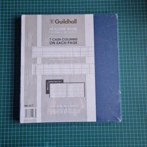 Exacompta Guildhall Account Book 80 Pages 7 Cash Columns - Damaged in box - Bild 1 von 5