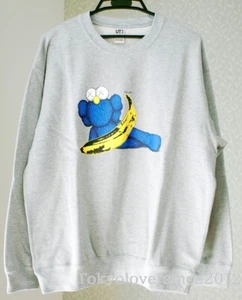 UNIQLO Kaws Warhol Sudadera Gráfica Gris de Japón - Imagen 1 de 2