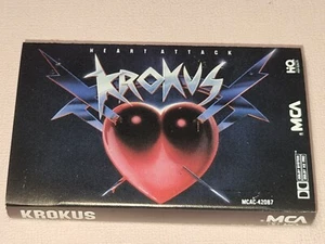 Krokus - Heart Attack AUDIO CASSETTE Tape Album In Very Good Condition - Picture 1 of 6