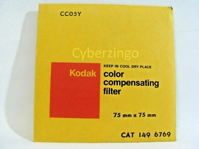 Kodak CC05Y 1496769 Color Compensating 75mm x 75mm Filter PREOWNED - Image 1 of 4
