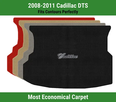 Alfombrilla de maletero Lloyd Velourtex para Cadillac DTS '08-11 con Cadillac negro sobre gris Foto 1 de 4
