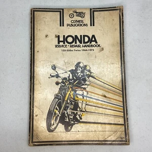 CLYMER HONDA MOTORCYCLE SERVICE & REPAIR HANDBOOK 125-350 CC Twins 1964 - 1972 - Picture 1 of 9