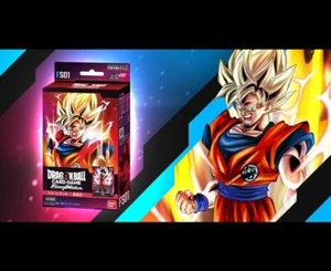 DRAGON BALL FUSION WORLD STARTER DECK SON GOKU NEW SEALED FAST SHIPPING - Picture 1 of 2