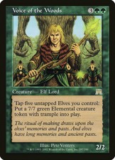 1X Voice of the Woods Onslaught NM/EX MTG CARD