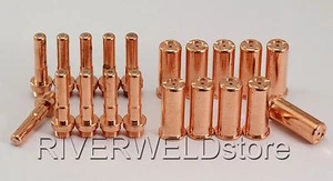 C1403 Electrode Long & Tip C1395/L Cebora P70 & Trafimet PR0064 CB70 Torch 20PK - Bild 1 von 7