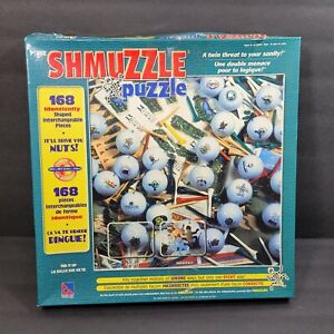 The Shmuzzle Puzzle Tee It Up Golf Tee Sports Double Sided Complete Vintage 