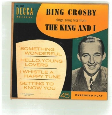 Bing Crosby The King and I ED 2057 45rpm 7 inch EP  VG - Image 1 of 4