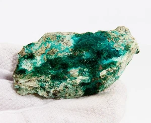 Atacamite Chile Natural Blue Green Stone Chrysocolla Decor 2.10 oz. 2.66" H2139 - Picture 1 of 11