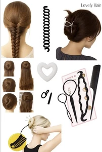 Lovely Hair – All-in-One Styling Tools for Braids, Buns & Elegant Looks 5pieces - Picture 1 of 16