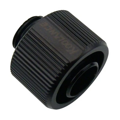 Koolance 1/2" x 3/4" Compression Fittings, Black - Lot of 12 - Image 1 of 2