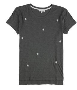 P.J. Salvage Womens Embroidered Stars Pajama Sleep T-shirt, Grey, Small - Picture 1 of 2