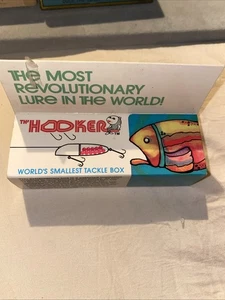 Vintage Fishing Lure The Hooker Smallest Tackle Box Vintage In New Condition - Picture 1 of 6