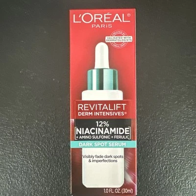 Suero de manchas oscuras L'Oreal Paris Revitalift 12 % niacinamida - 1 fl oz (30 ml) Foto 1 de 4
