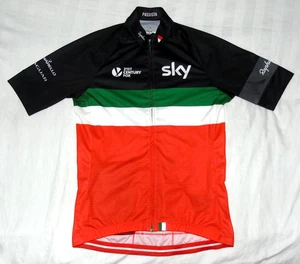 NEAR-PERFECT TEAM SKY COUNTRY (ITALY) JERSEY. RAPHA MEDIUM UP 37 - 38" CHEST - Picture 1 of 9