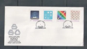 Singapore 1977 Science Centre Special stamp issue Complete 4V on FDC - Picture 1 of 2