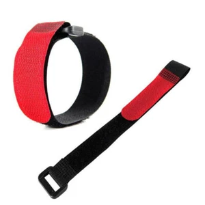 BONINO reusable Hook and Loop Strap Tape Cable straps ties Black - Picture 1 of 12