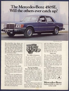 Mercedes-Benz 450 1974 anuncio, Mercedes-Benz 450SE - Imagen 1 de 1