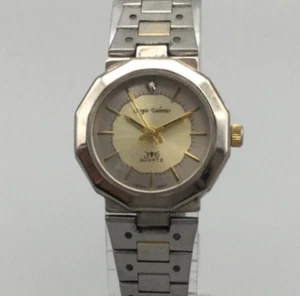 Sergio Valente Uhr Damen 24mm Silber Gold Bicolor Neue Batterie 7,75" - Bild 1 von 12