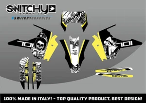 KIT ADESIVI GRAFICHE LAS VEGAS BLACK per moto SM 701 DECALS DEKOR - Picture 1 of 1