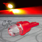 10Mm Round Led T10 W5w 194 168 Red Interior Roof Dome 12V Light Bulb/Lamp/Bulbs