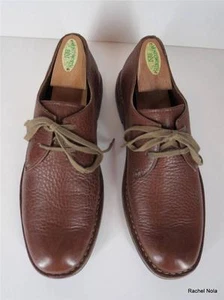 Zapatos Fossil mocasines Oxford para hombre talla 8 40,5 marrón cuero coñac con cordones - Imagen 1 de 11