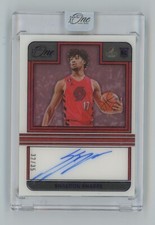 2022-23 Panini One and One Basketball Rookie Purple Auto Shaedon Sharpe 32/35