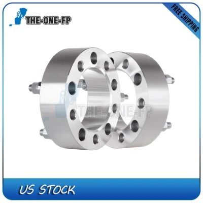 2X Wheel Spacers 5x5.5 2 inch Fits Dodge Ram 1500 Ford Bronco F-150 Jeep CJ6 CJ7 - Image 1 of 4
