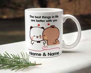 "The Best Things In Life Are With You Personalised Mug - Christmas Day Gift - Picture 1 of 3