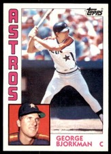 1984 Topps George Bjorkman C Baseball Cards #116
