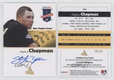 2008 TRISTAR PROjections Yellow Auto /25 Stephen Chapman #299 Auto
