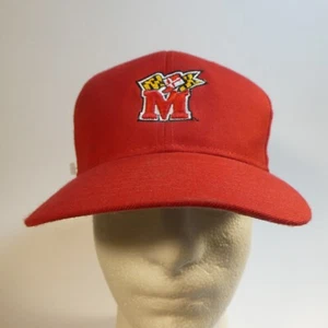 Maryland Terps Youth Sz 7 1/4 Red Baseball Hat New Era - Picture 1 of 12