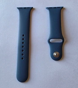 Unused Original BLUE COBALT Apple Watch Sport Band 42mm LARGE M/L in Bulk Pkg - Picture 1 of 11