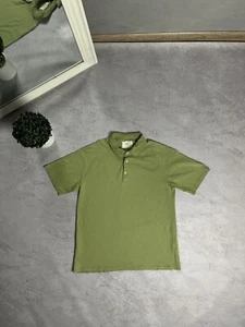 Folk Collared Mens Polo Shirt In Light Green - Picture 1 of 8