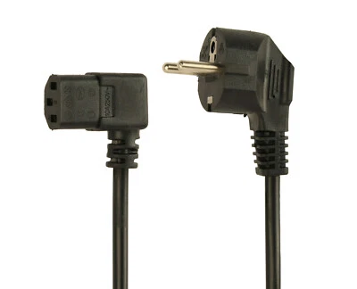 Câble alimentation PC-186A-VDE C13 vers secteur- C13 to EU plug power cable cord - Photo 1/4