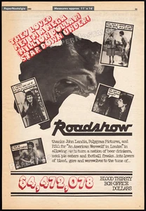 UN HOMBRE LOBO AMERICANO EN LONDRES__Original 1982 Trade AD promoción/póster__John Landis - Imagen 1 de 1