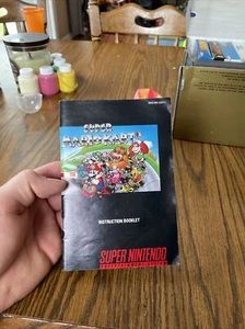 Super Nintendo SNES Manual Instruction Booklet Authentic - Picture 1 of 5